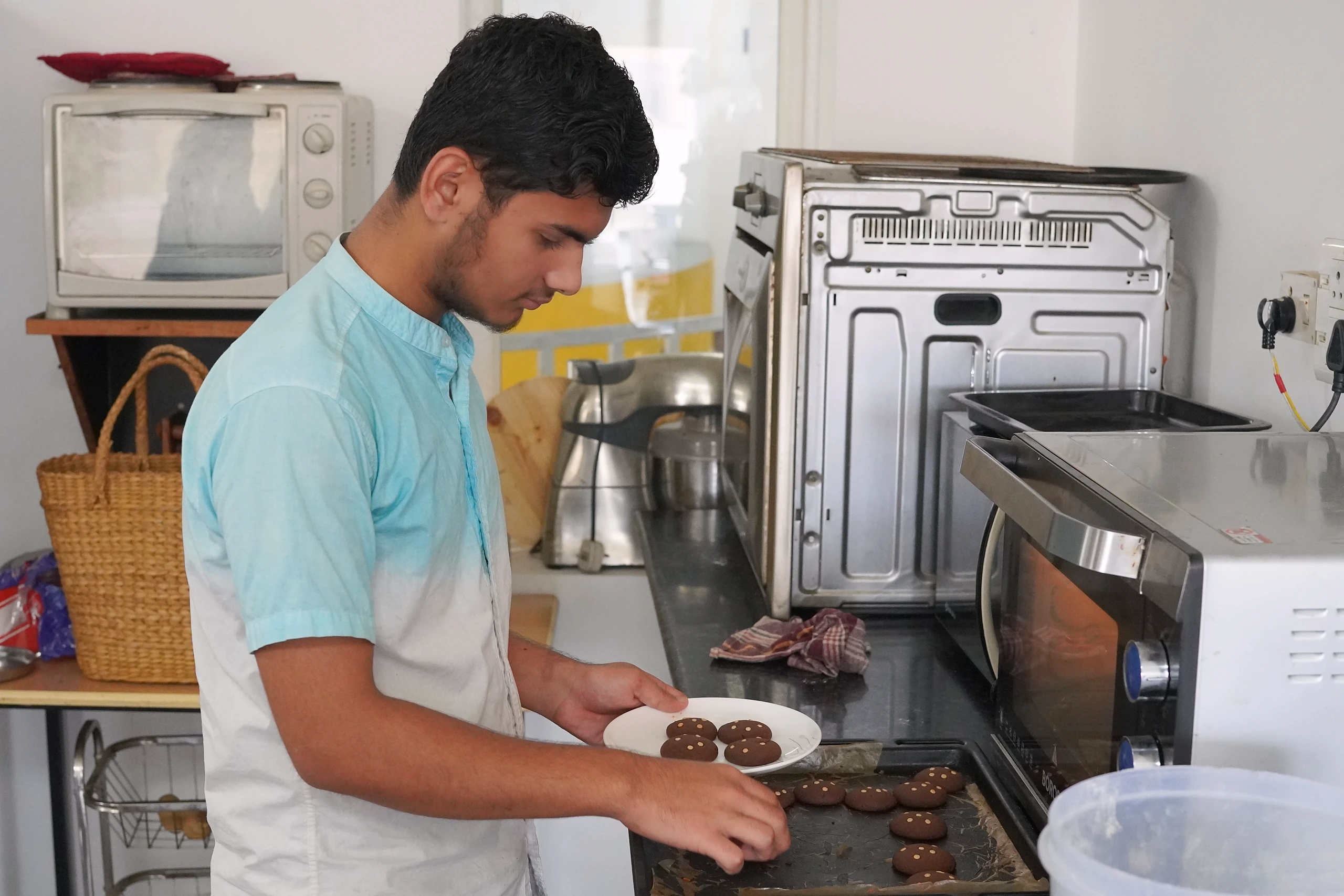 Baking class at B.P. Jain Skill Development Center