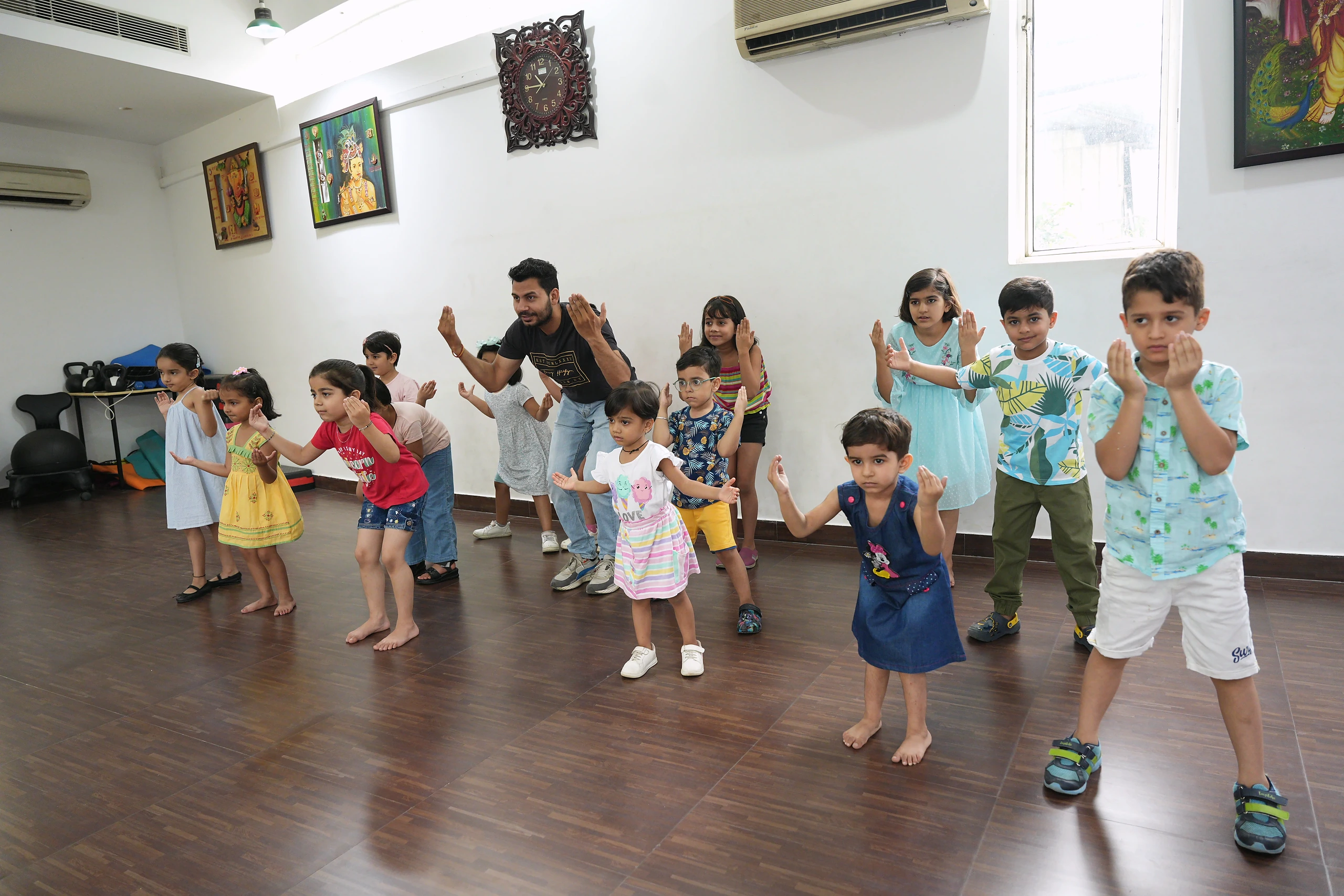 Bollywood Dance class at B.P. Jain Skill Development Center