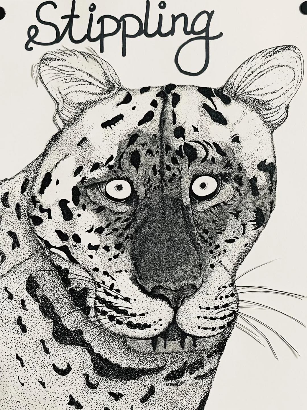 Stippling course example