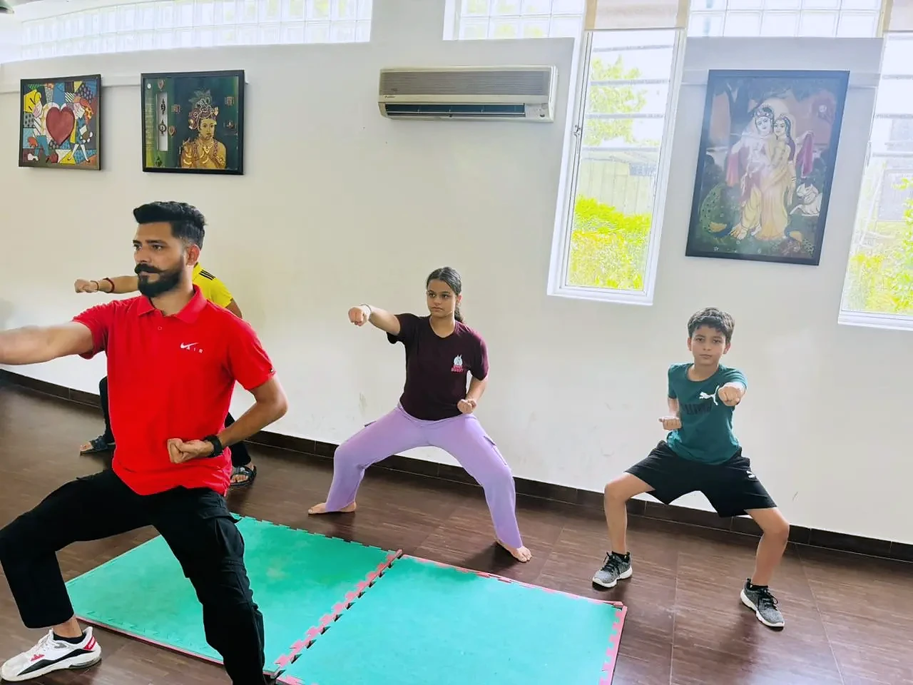 Self Defence & Karate class at B.P. Jain Skill Development Center